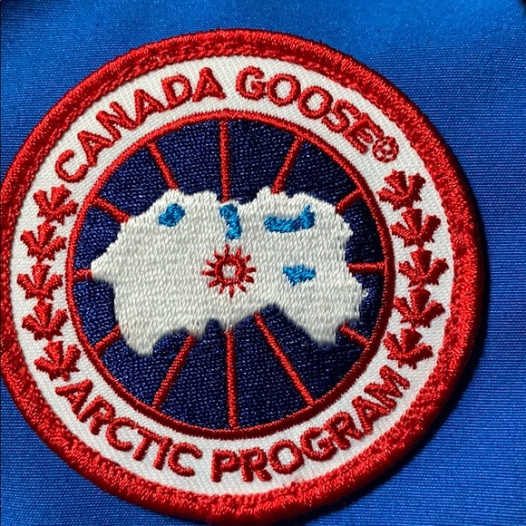 NEW CANADA GOOSE PBI EXPEDITION PARKA! ROYAL BLUE! SIZE XXS! $1345 - Picture 8 of 10